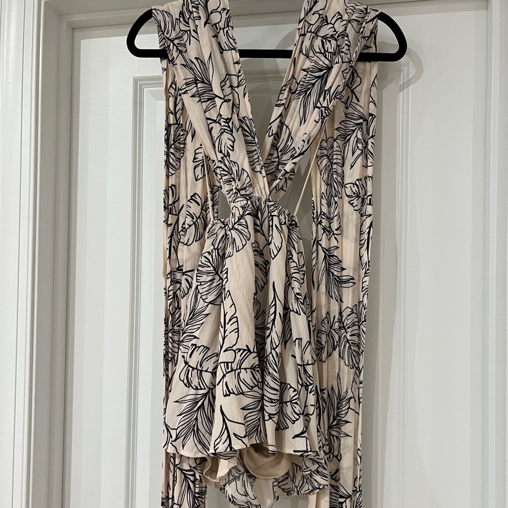 Wrap top romper
